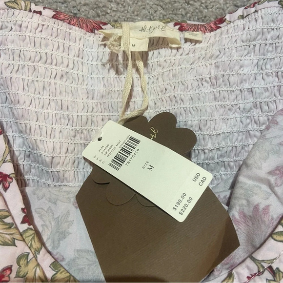 Anthropologie Forever That Girl Floral Ruffled Wrap Skirt Set Sz M NEW - Picture 3 of 7